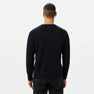  Market Smiley Focus ter Erkek Siyah Sweatshirt