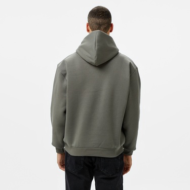  Karl Kani Small Signature Essential Os  Erkek Gri Hoodie