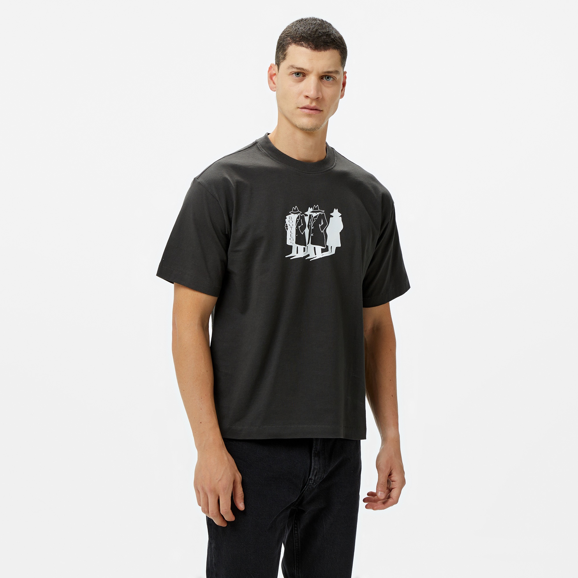 Market Call My Dealer Erkek Siyah T-Shirt