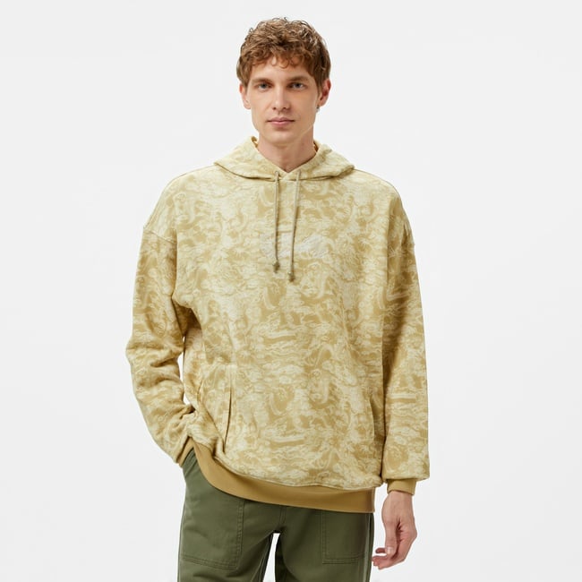  UNITED4 Erkek Bej Sweatshirt