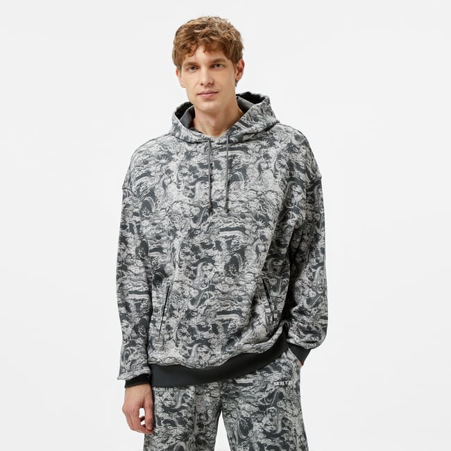  UNITED4 Erkek Gri Sweatshirt