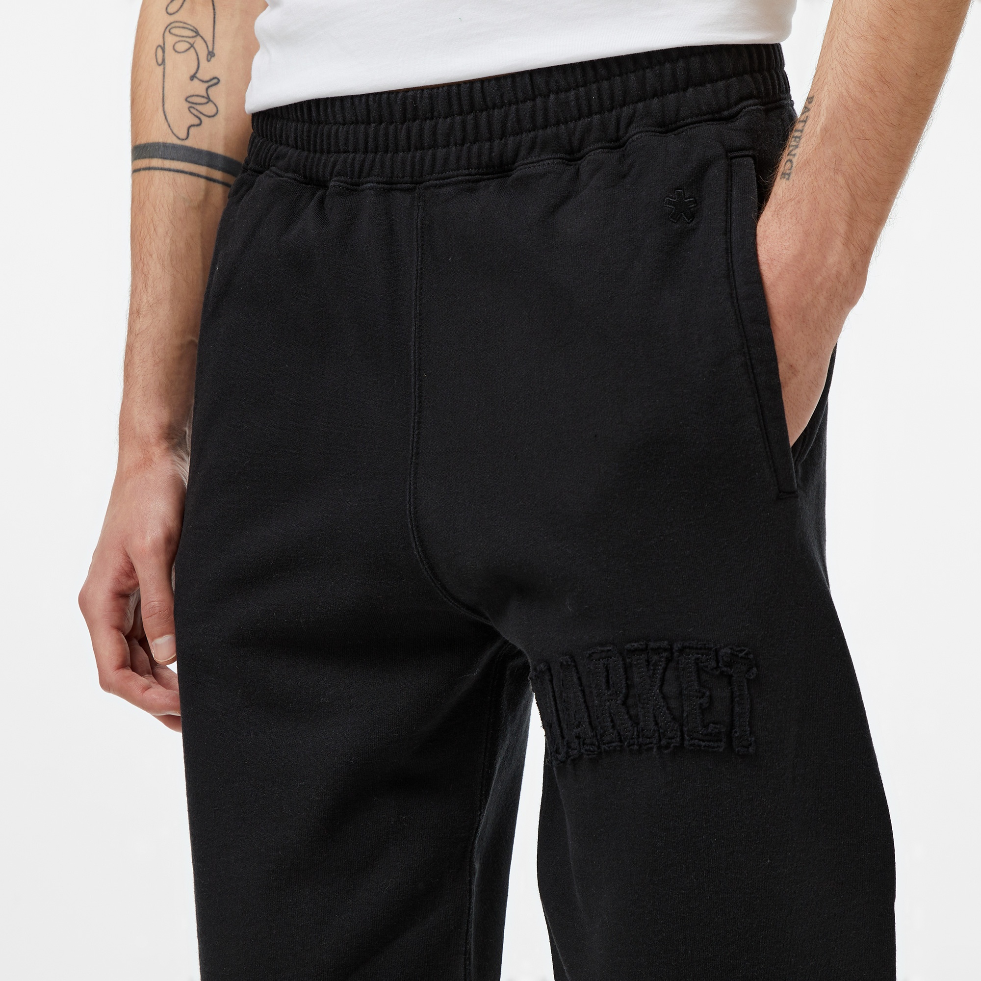 Market Washed Arc Erkek Siyah Pantolon