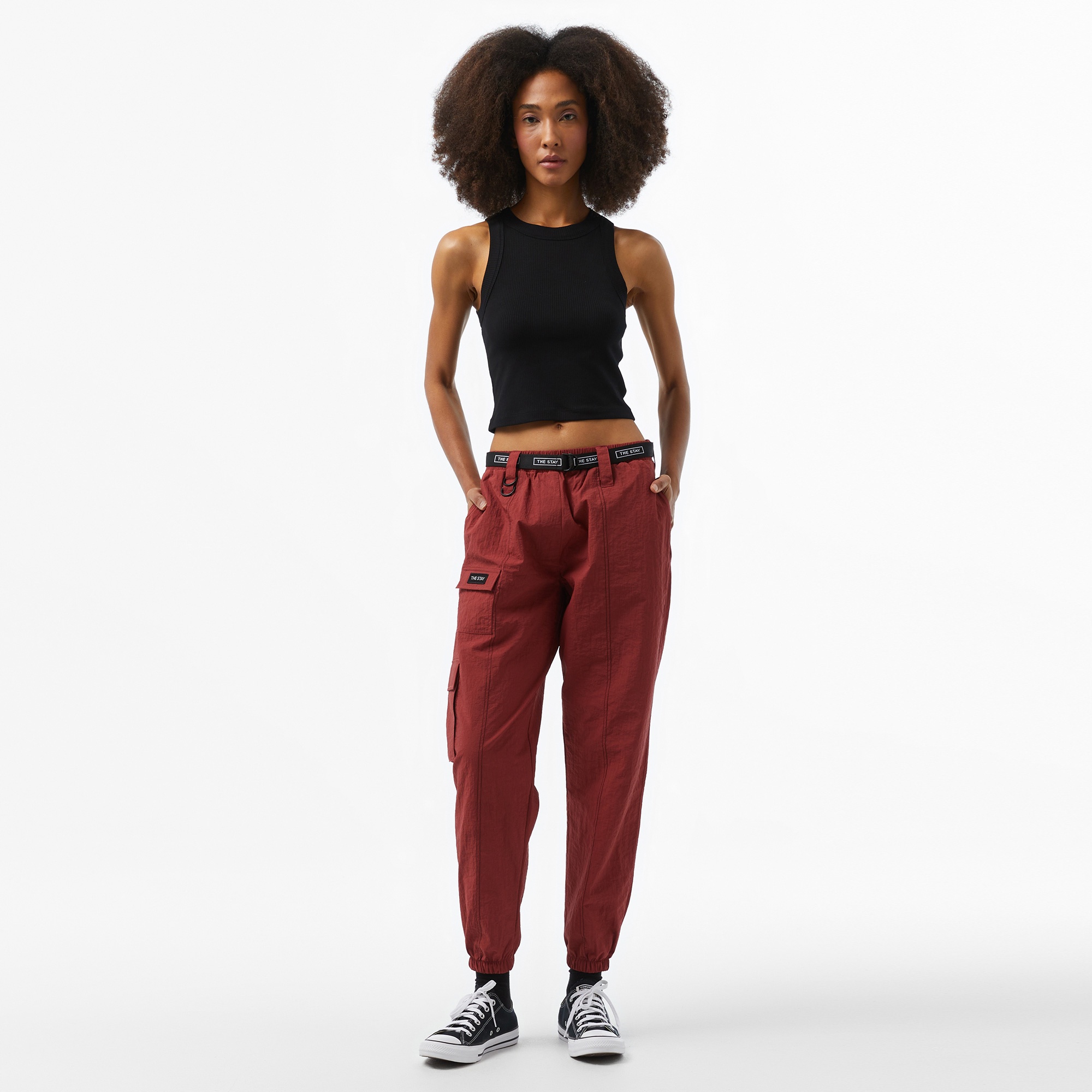 The Stay Line Tsls3Agk02 Kadın Bordo Pantolon