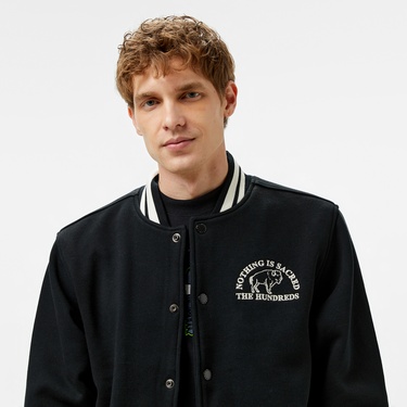  The Hundreds Team Fleece Erkek Siyah Ceket