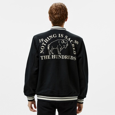  The Hundreds Team Fleece Erkek Siyah Ceket