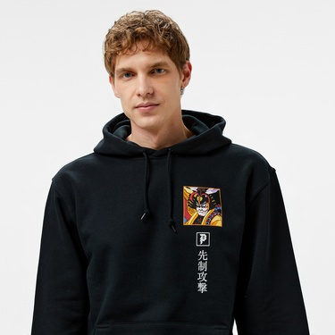  Primitive In Peace Hood Erkek Siyah Hoodie