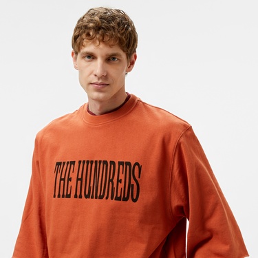  The Hundreds Layer Crewneck Erkek Kahverengi Sweatshirt