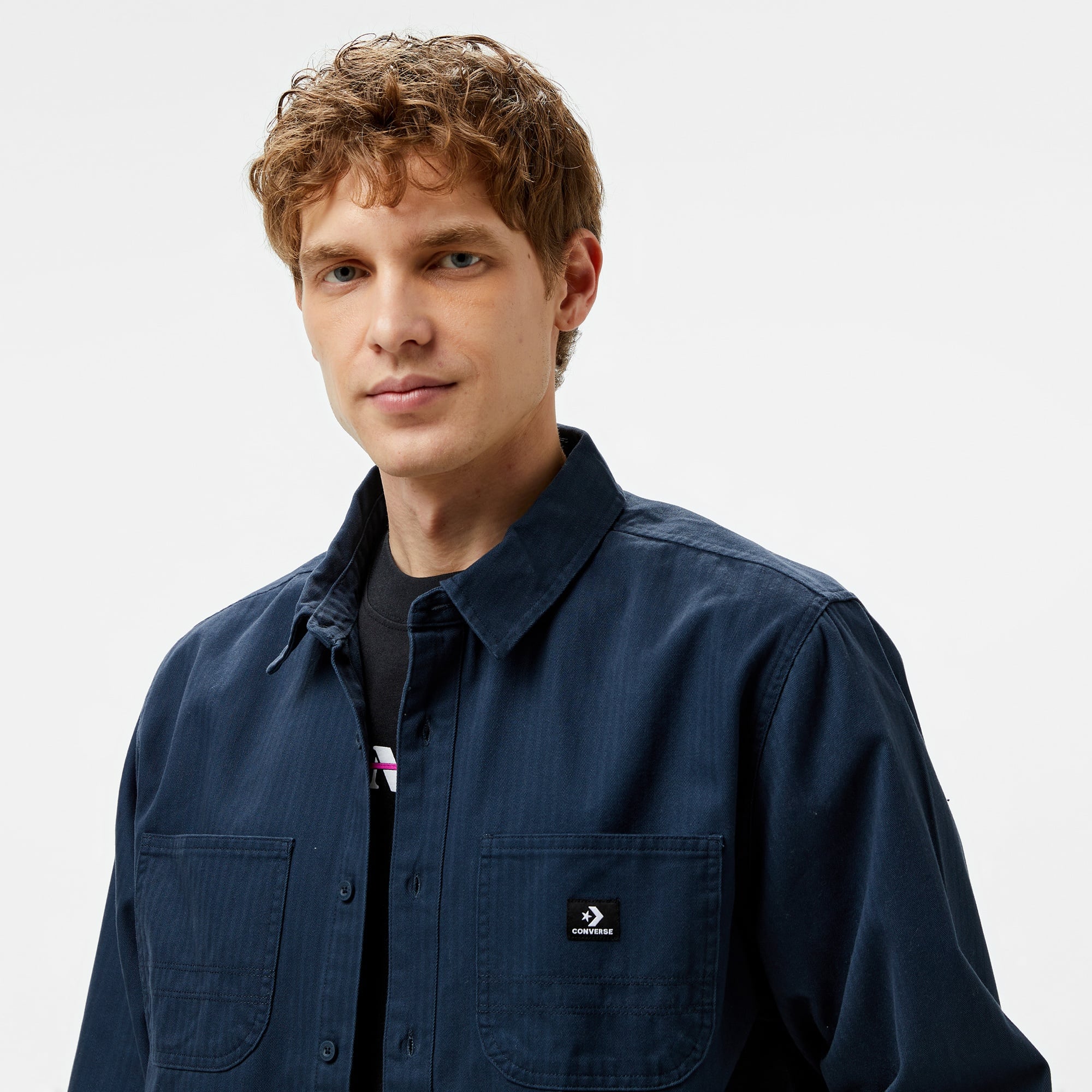 Converse Erkek Cepli Lacivert Gömlek