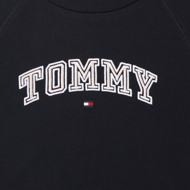  Tommy Hilfiger Varsity Embroidered Çocuk Lacivert Sweatshirt
