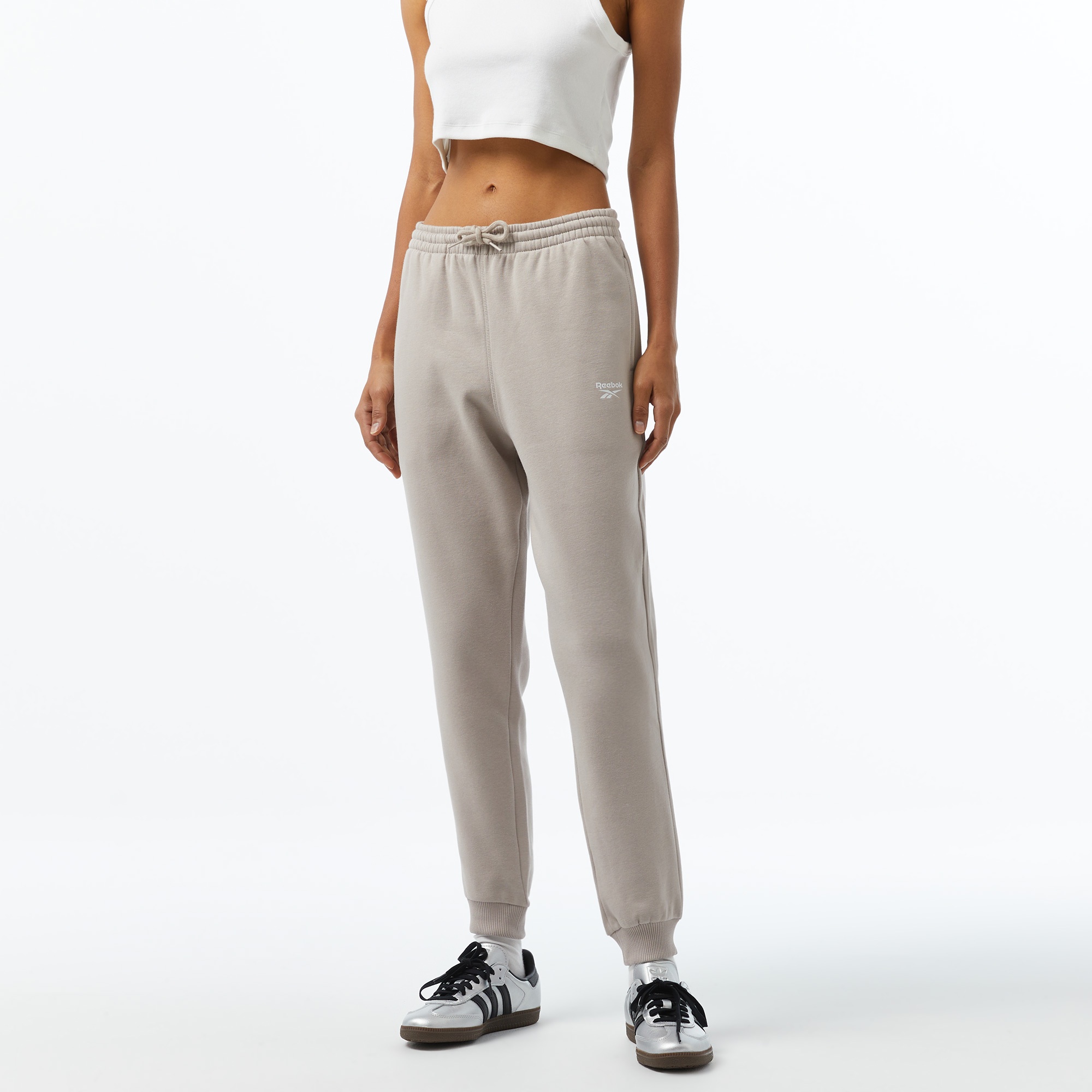 Reebok Sl Fleece Kadın Krem Günlük Eşofman Altı