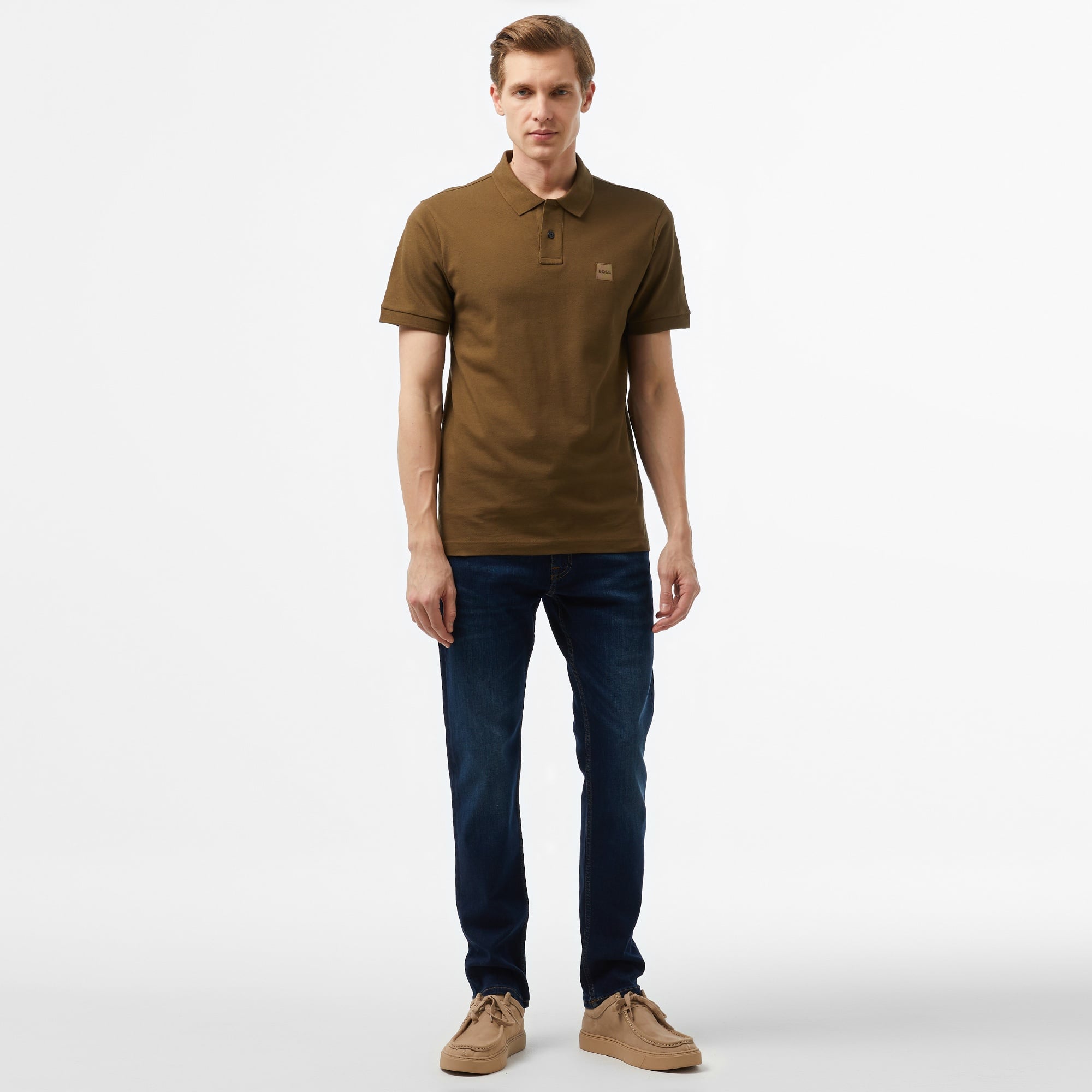 Boss Passenger Erkek Yeşil Polo