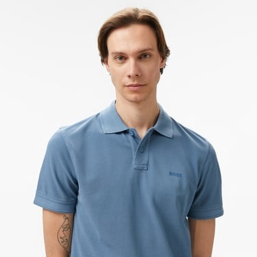  Boss Prime Erkek Mavi Polo