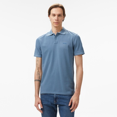  Boss Prime Erkek Mavi Polo