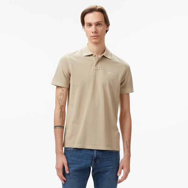  Boss Prime Erkek Bej Polo