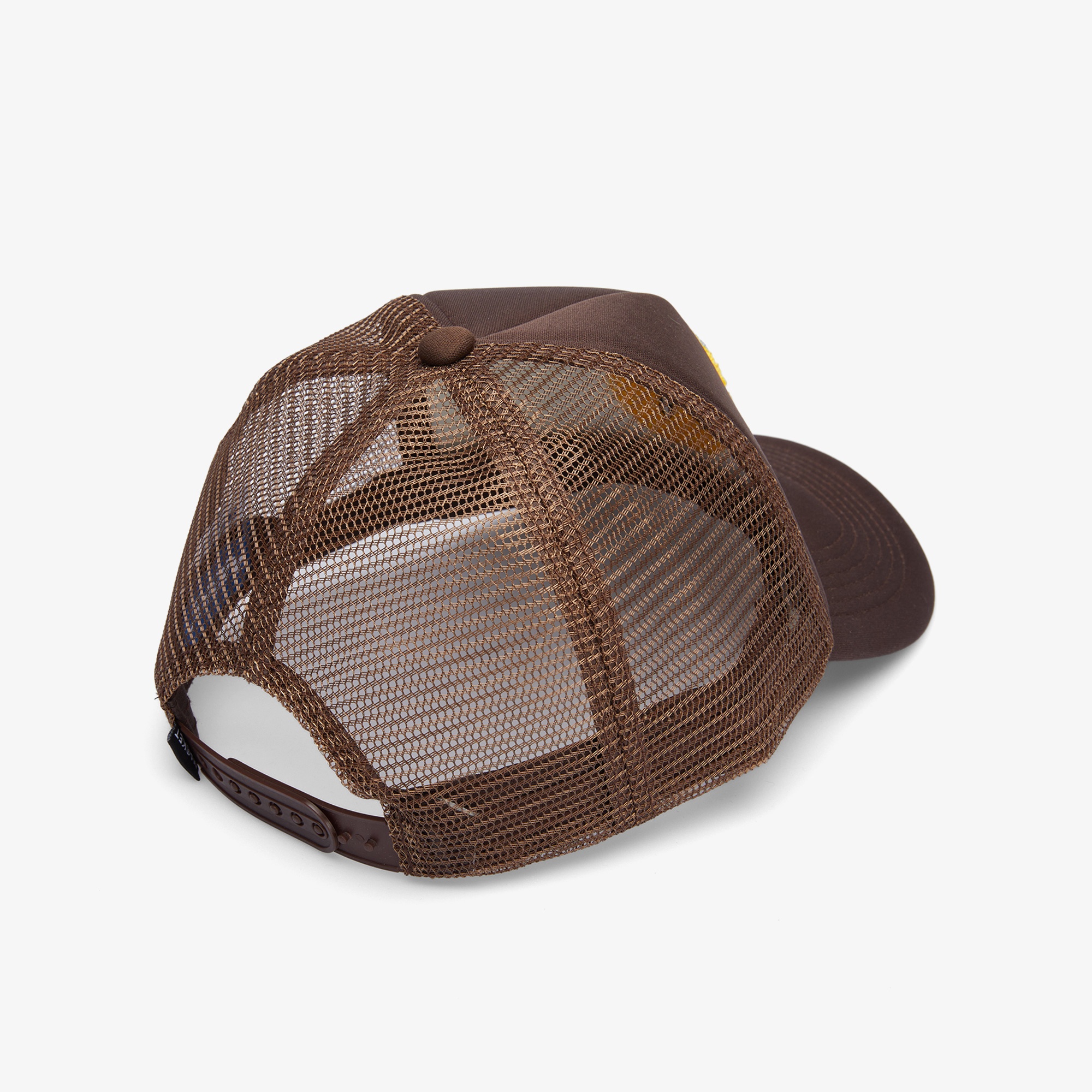 Market Smiley Upside Down Erkek Kahverengi Şapka