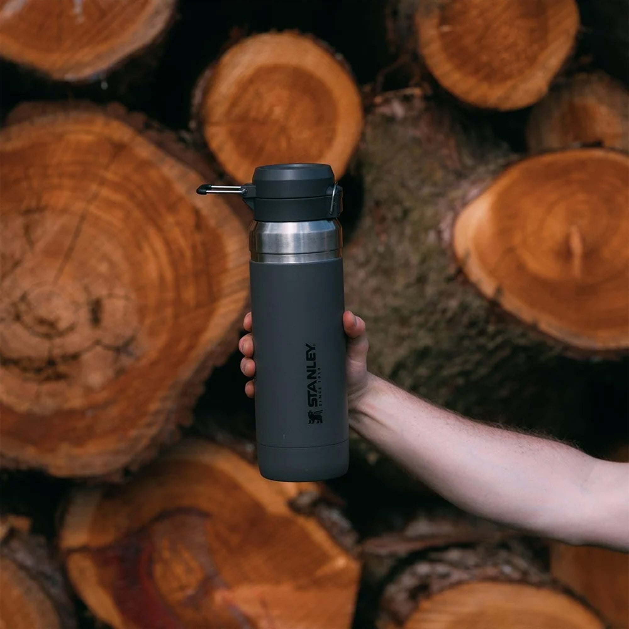 Stanley Stan 24Oz Go Flip Btl Shale Gri Termos