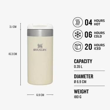  Stanley The Aerolight Transit Mug 0.35 L Krem Termos