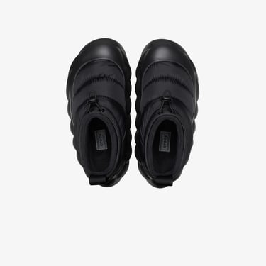  Crocs Overpuff Shorty Kadın Siyah Terlik