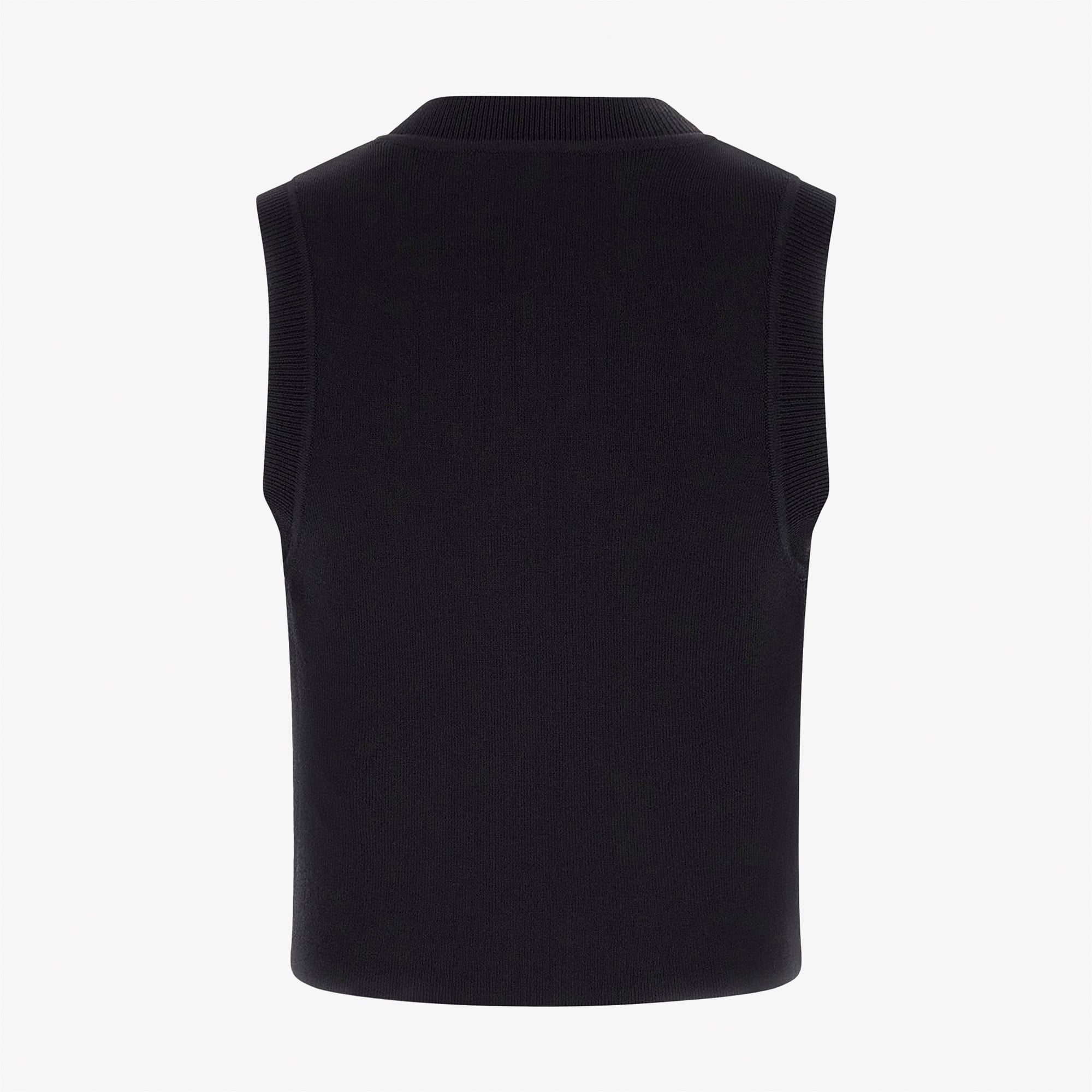 Guess Kadın Siyah Kolsuz T-Shirt