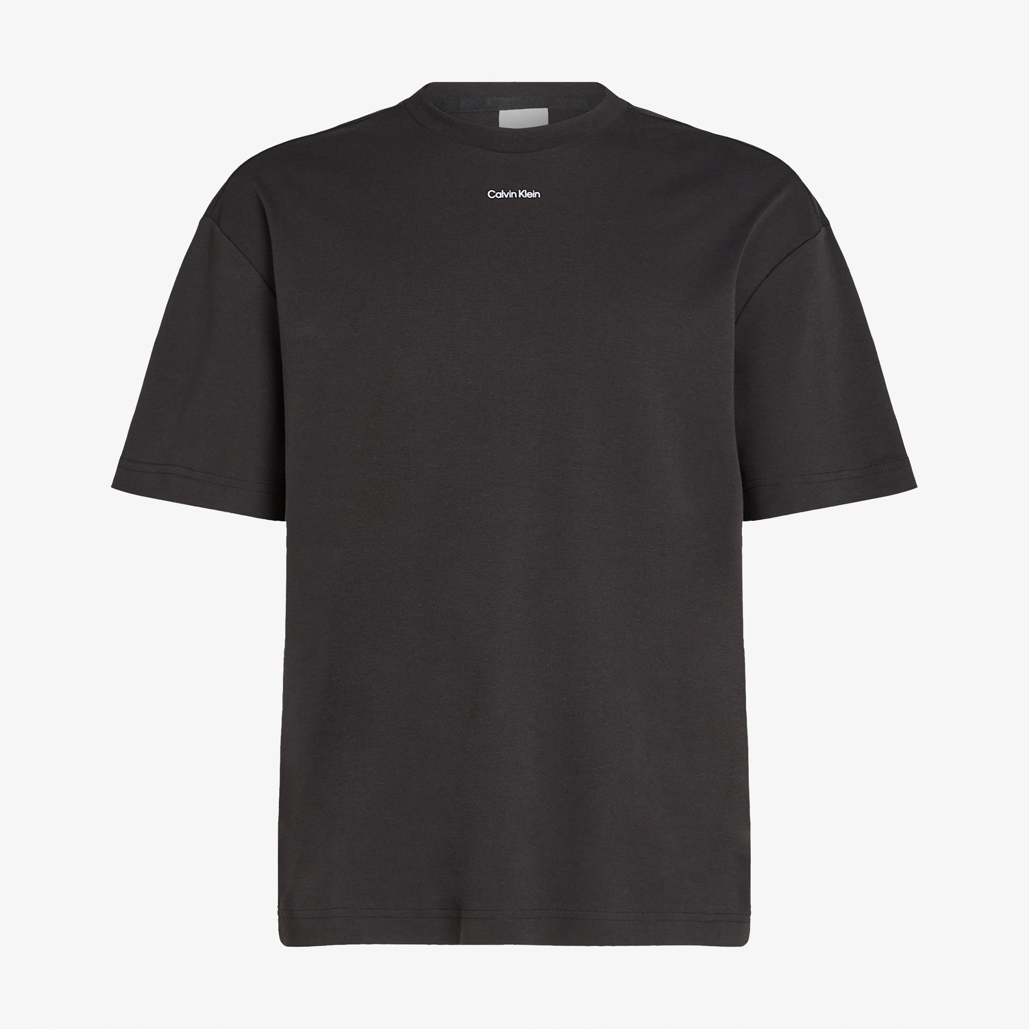 Calvin Klein Nano Logo İnterlo Erkek Siyah T-Shirt