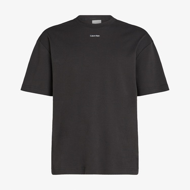  Calvin Klein Nano Logo İnterlo Erkek Siyah T-Shirt