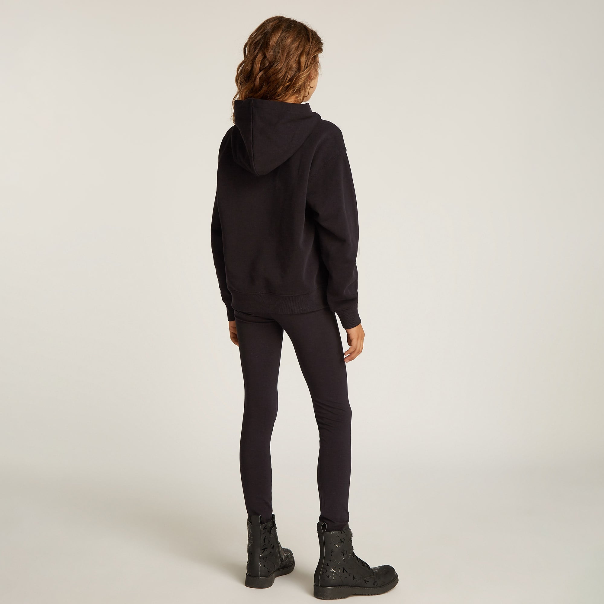 Calvin Klein Relax Legging Set Çocuk Siyah Eşofman Takımı