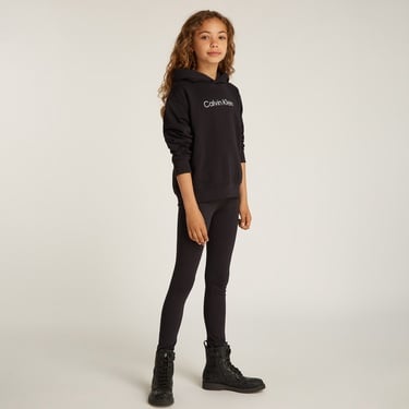  Calvin Klein Relax Legging Set Çocuk Siyah Eşofman Takımı