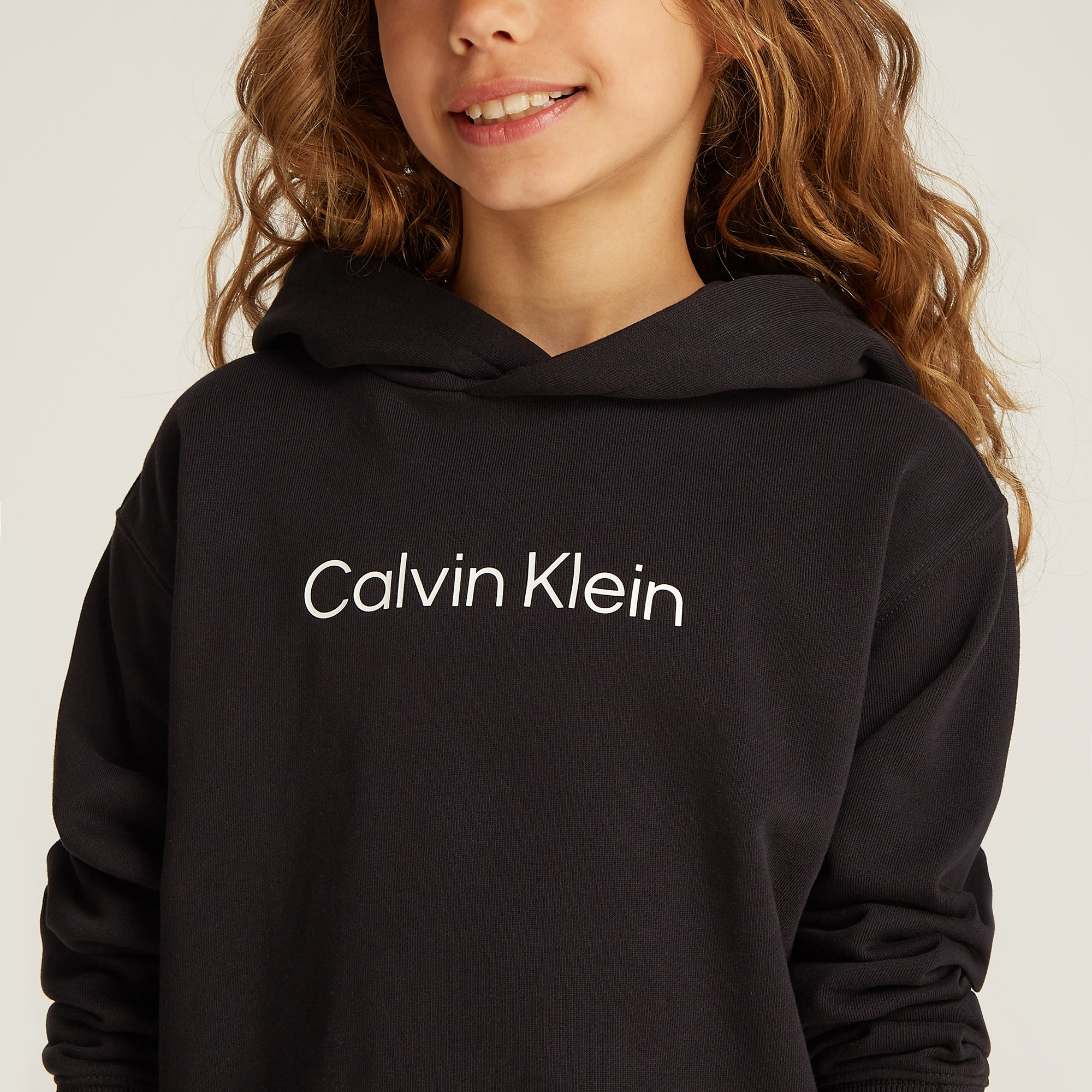 Calvin Klein Relax Legging Set Çocuk Siyah Eşofman Takımı