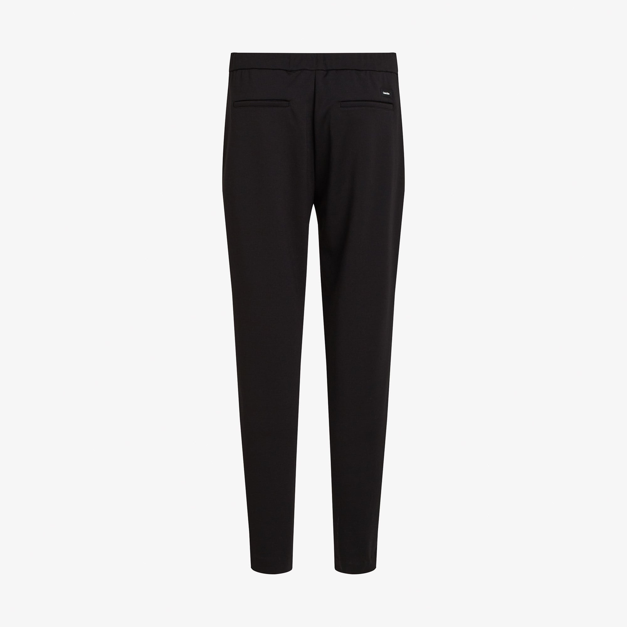 Calvin Klein Comfort Knit Tapered Pleat Erkek Siyah Pantolon