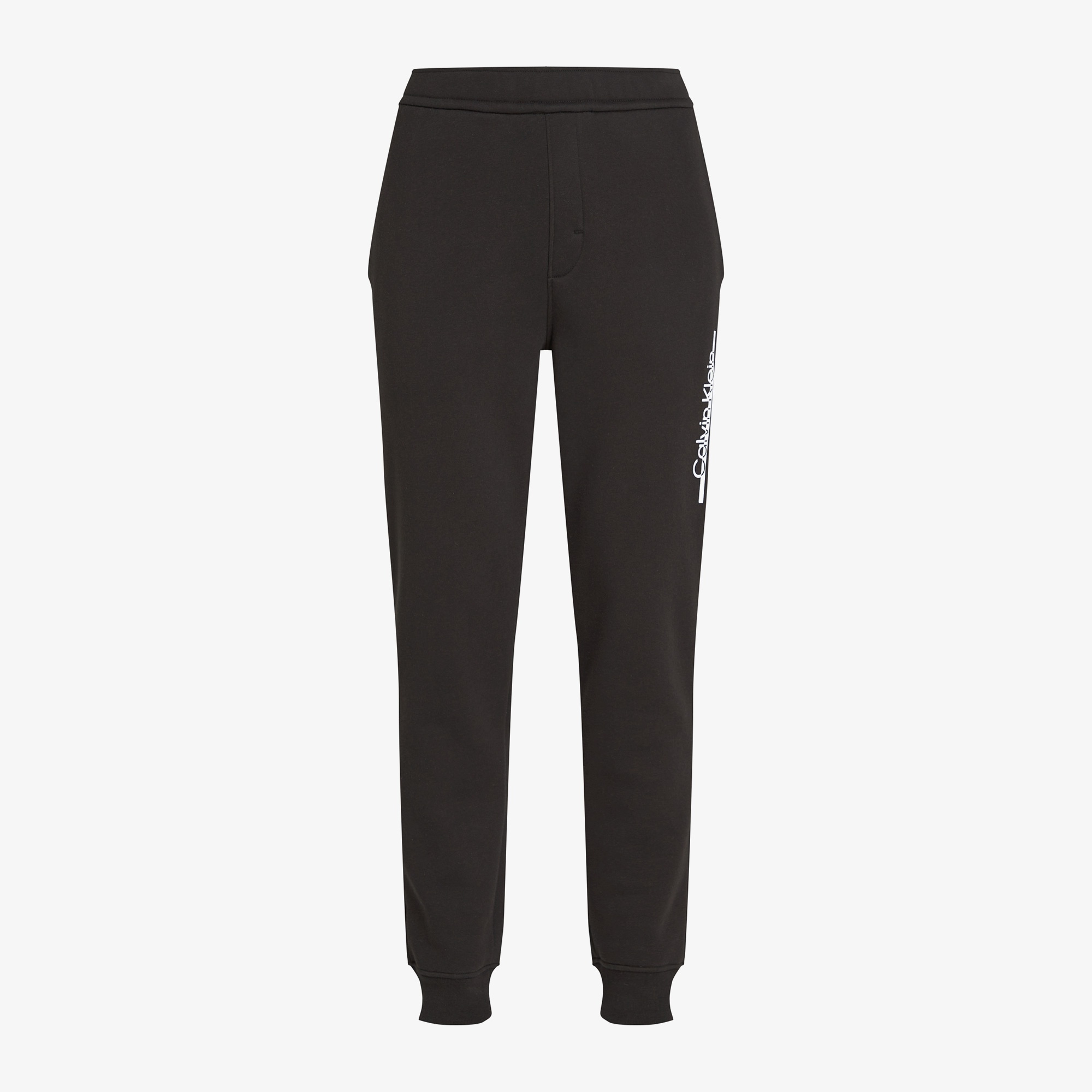 Calvin Klein Split Line Logo Jogger Erkek Siyah Eşofman Altı