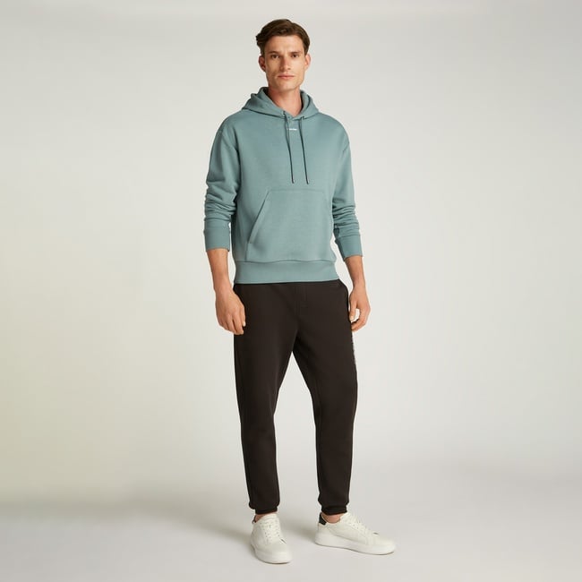  Calvin Klein Split Line Logo Jogger Erkek Siyah Eşofman Altı