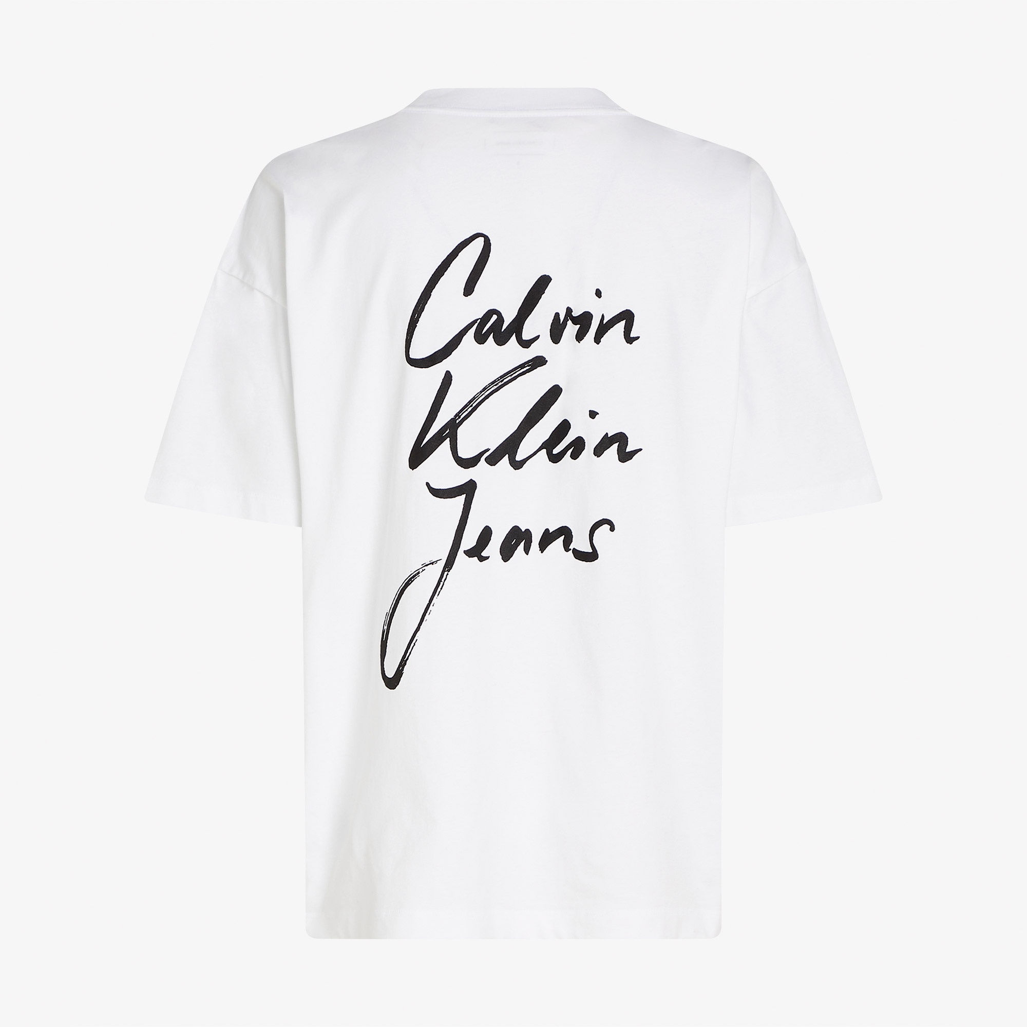 Calvin Klein Script İnstitutional Bf Kadın Beyaz T-Shirt