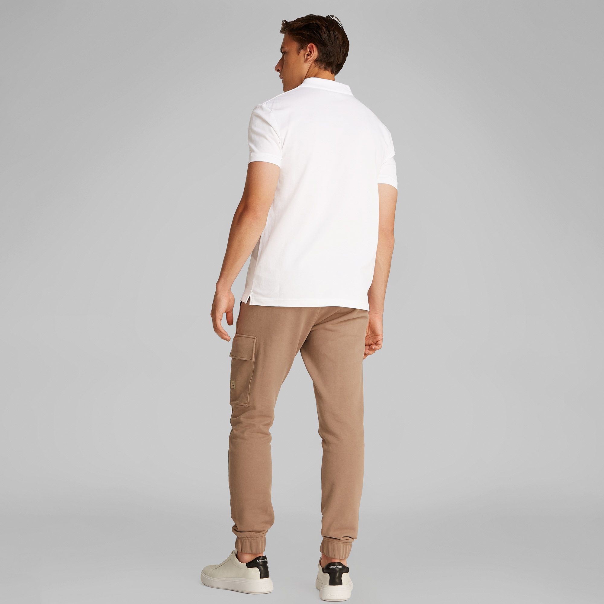 Calvin Klein Monologo Erkek Beyaz Polo