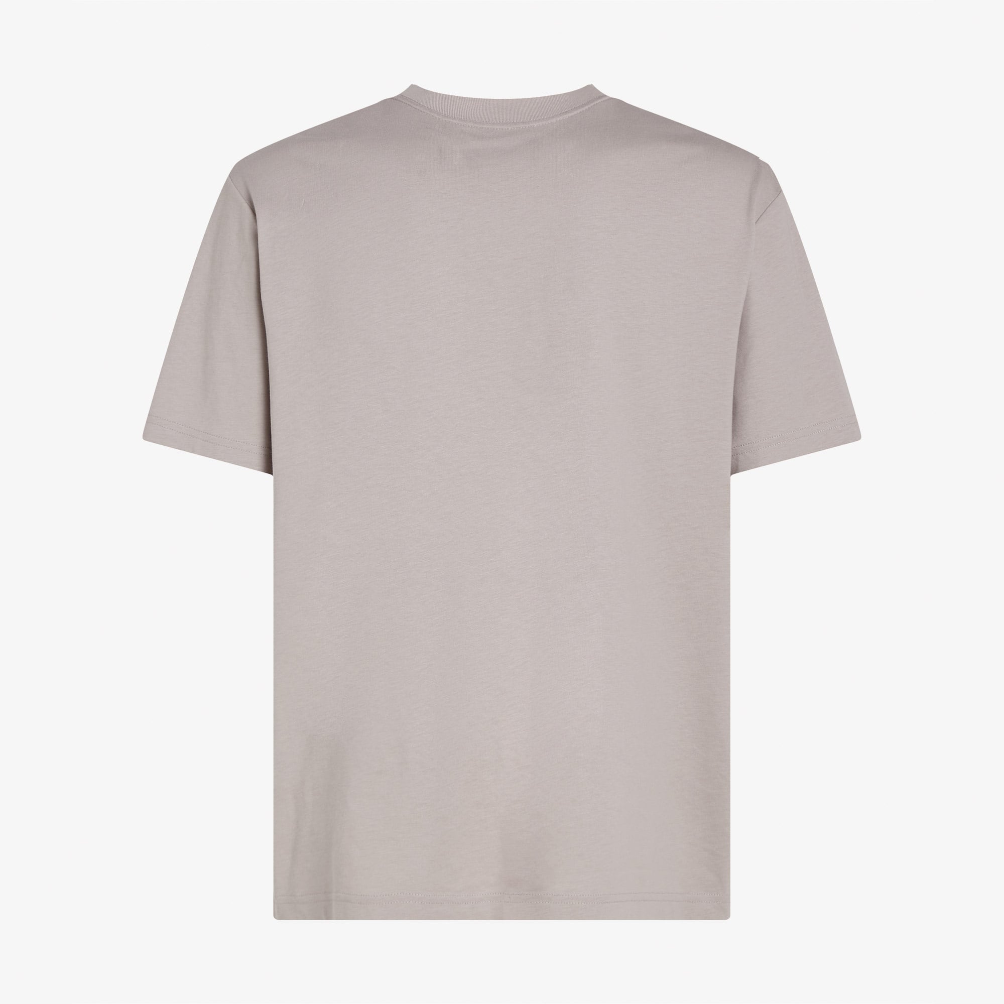 Calvin Klein Textured Monologo Erkek Gri T-Shirt