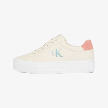  Calvin Klein Bold Flatf Low Kadın Beyaz Sneaker