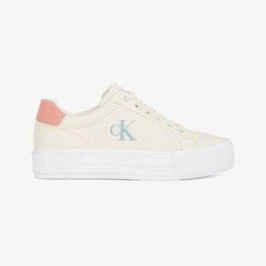  Calvin Klein Bold Flatf Low Kadın Beyaz Sneaker