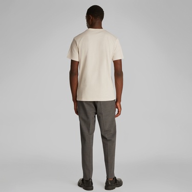  Calvin Klein Small Box Erkek Bej T-Shirt