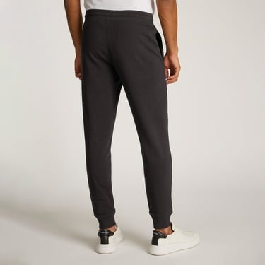  Calvin Klein Structured Embroidery Sweats Erkek Siyah Eşofman Altı