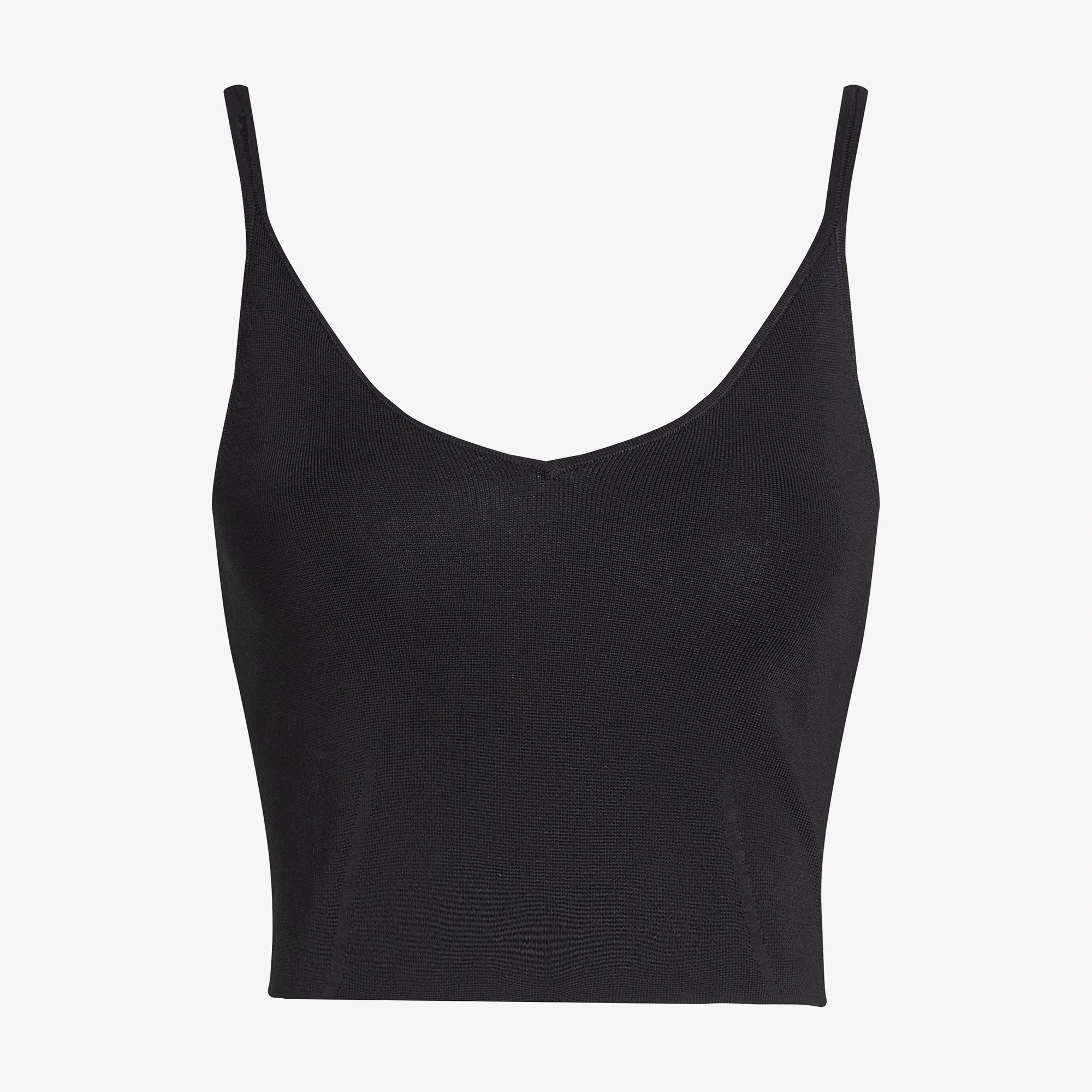 Calvin Klein Rayon Sweater Bralette Kadın Siyah Triko