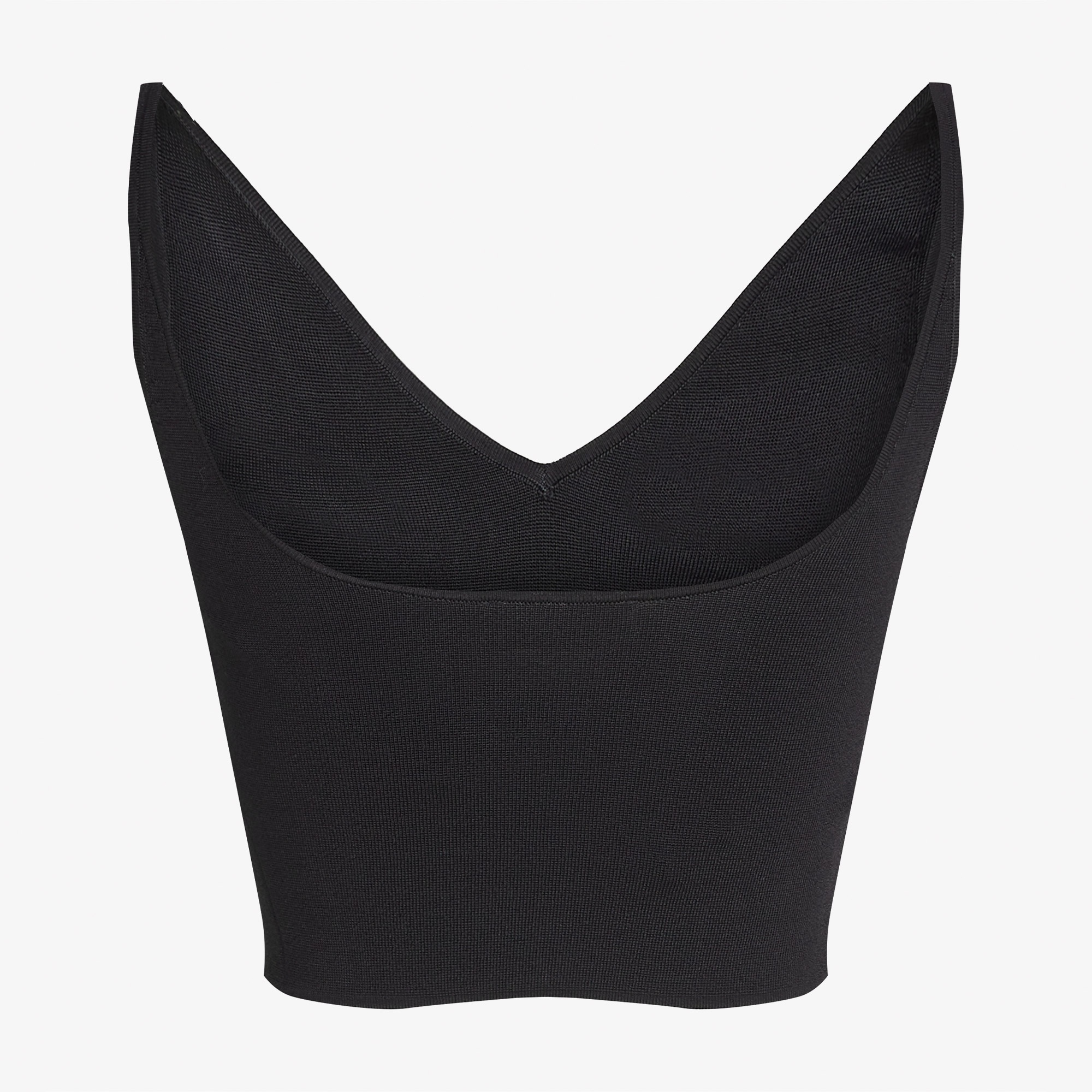 Calvin Klein Rayon Sweater Bralette Kadın Siyah Triko