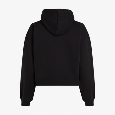  Calvin Klein Raised Embroidery Kadın Siyah Sweatshirt
