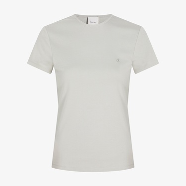  Calvin Klein Liquid Touch C-Nk Top Kadın Gri T-Shirt