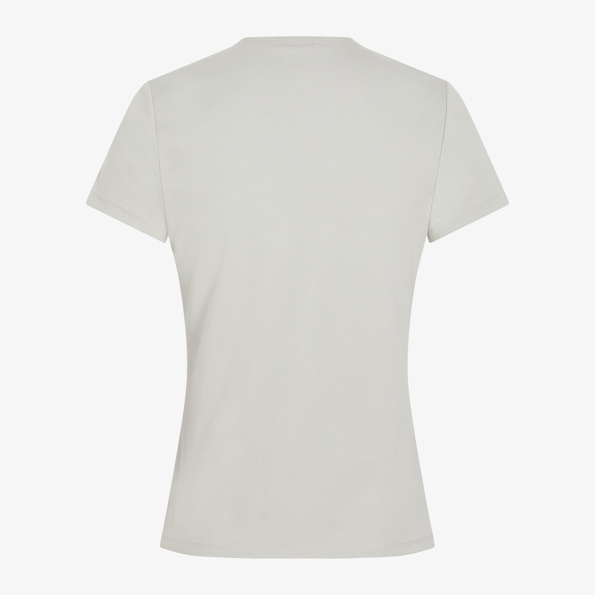 Calvin Klein Liquid Touch C-Nk Top Kadın Gri T-Shirt