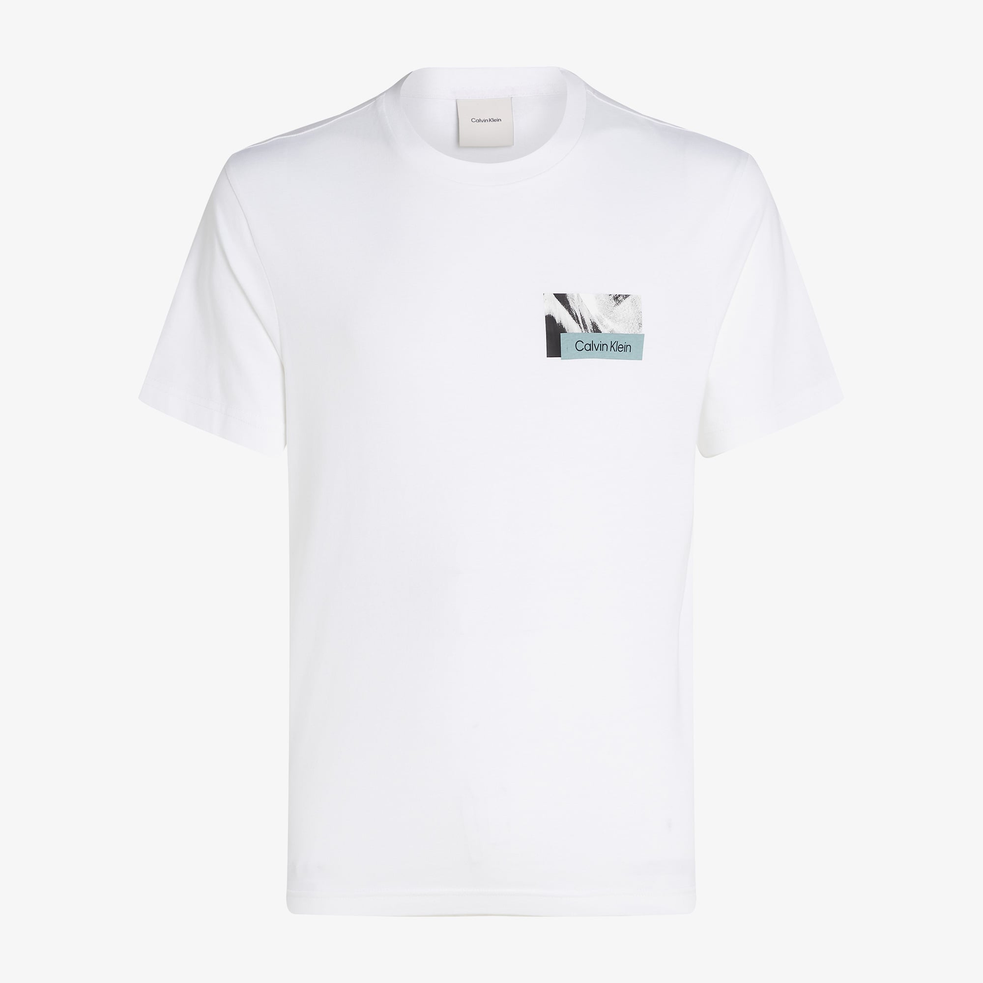 Calvin Klein Logo Graphic Erkek Beyaz T-Shirt