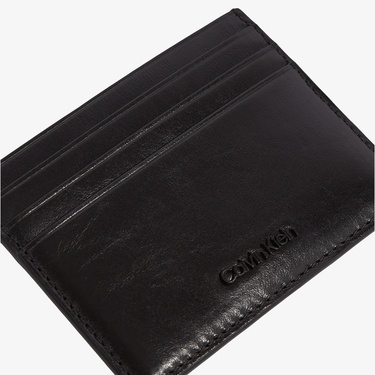  Calvin Klein Refined Cardholder 6Cc Erkek Siyah Cüzdan