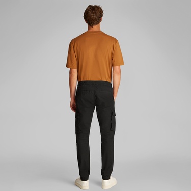  Calvin Klein Skinny Cargo Erkek Siyah Pantolon
