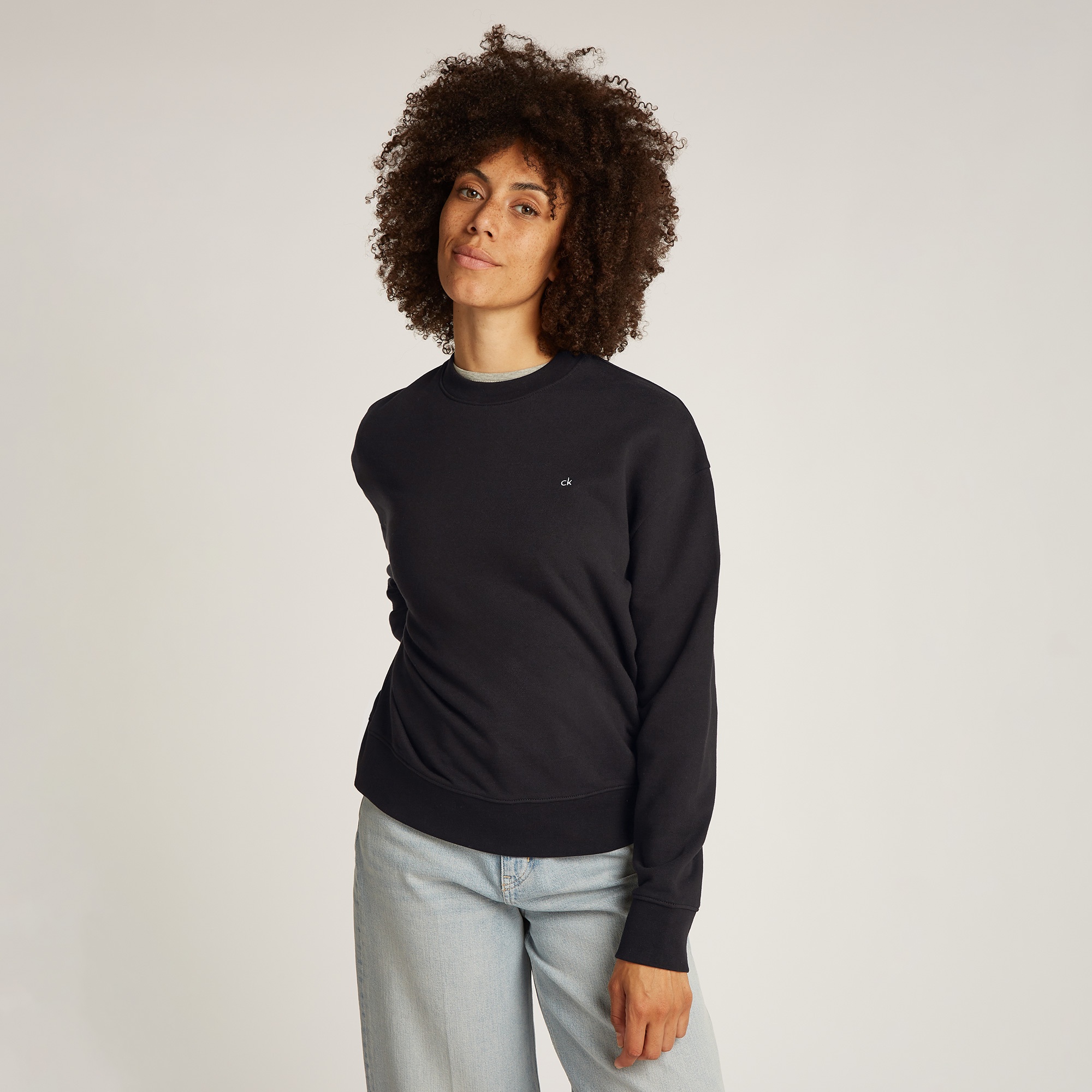 Calvin Klein Kadın Siyah Sweatshirt