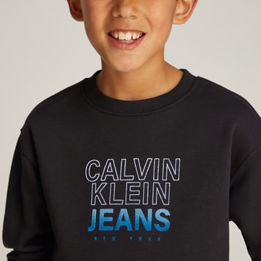  Calvin Klein Çocuk Siyah Sweatshirt