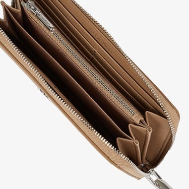 Calvin Klein Daily Large Zip Around Pbl Kadın Bej Cüzdan