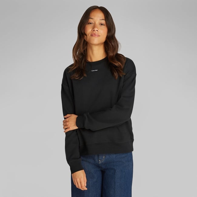  Calvin Klein Kadın Siyah Sweatshirt
